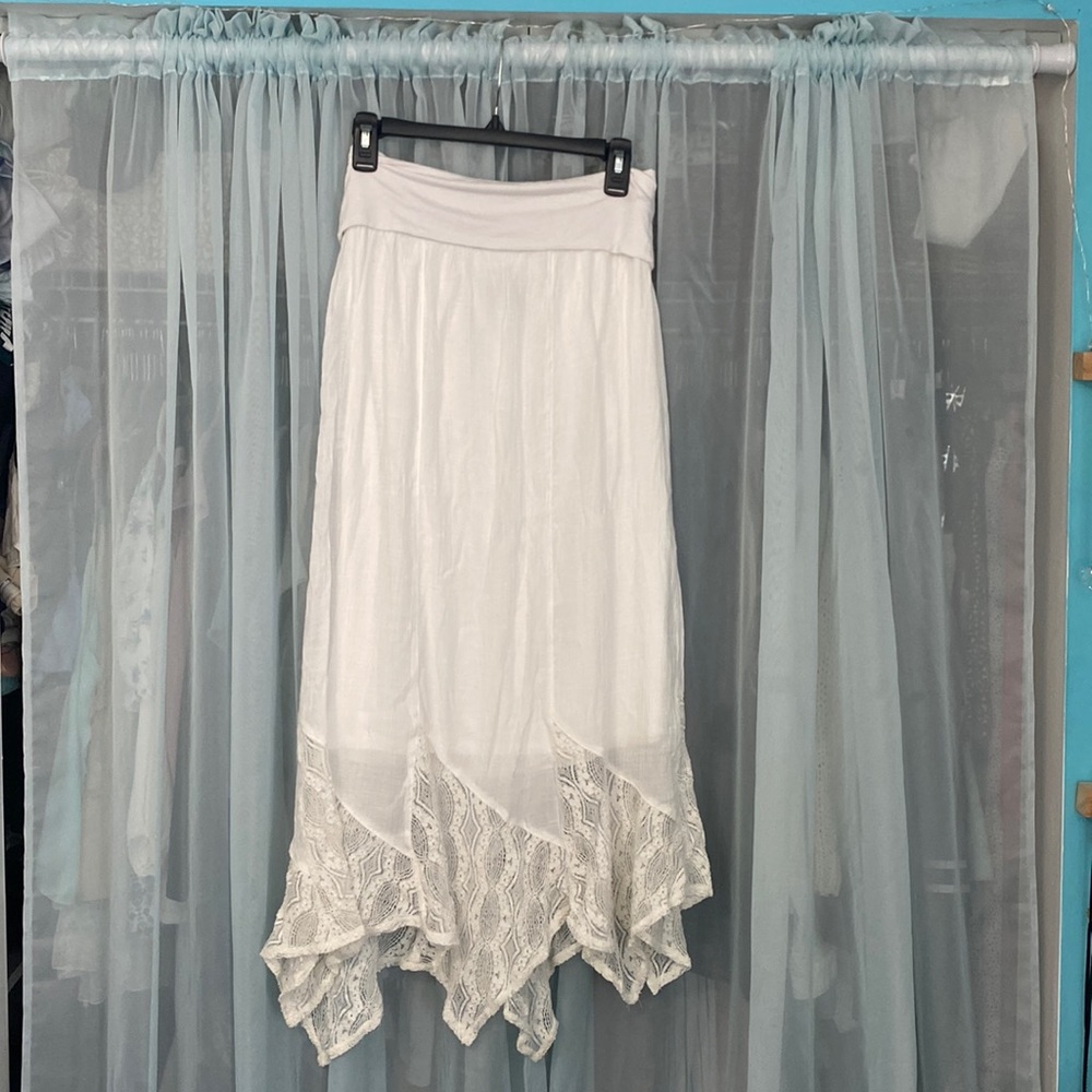 Long flowy lacy skirt